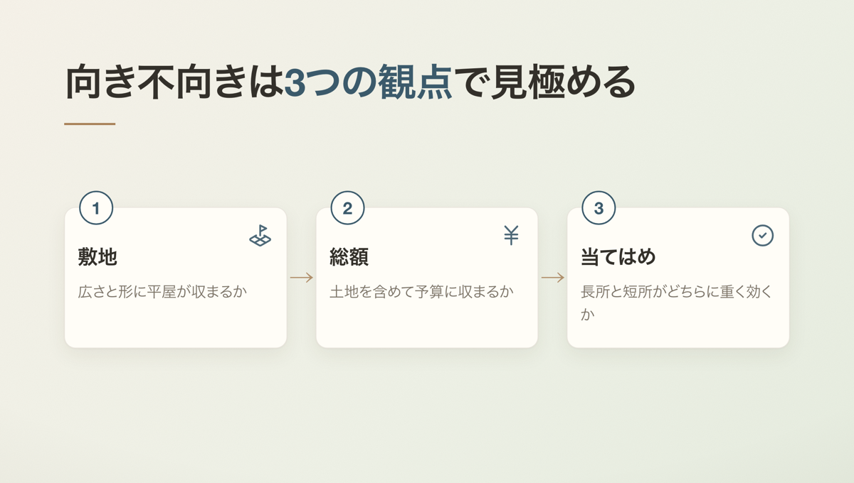 向き不向きは3つの観点で見極める