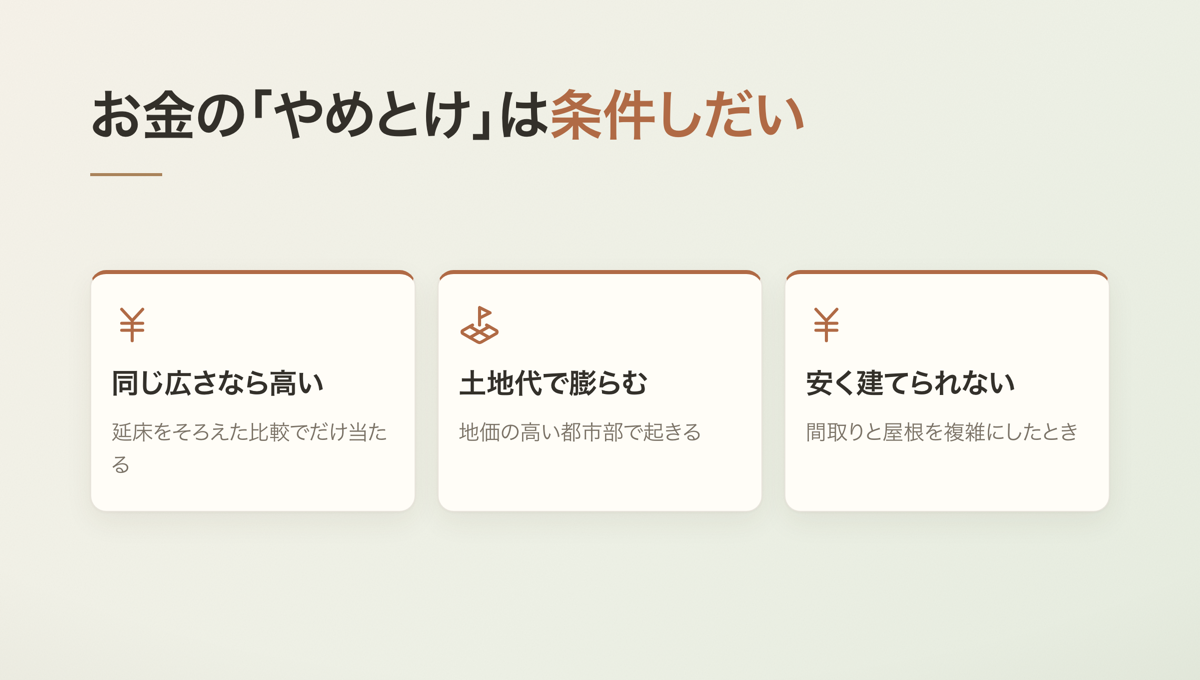 お金の「やめとけ」は条件しだい