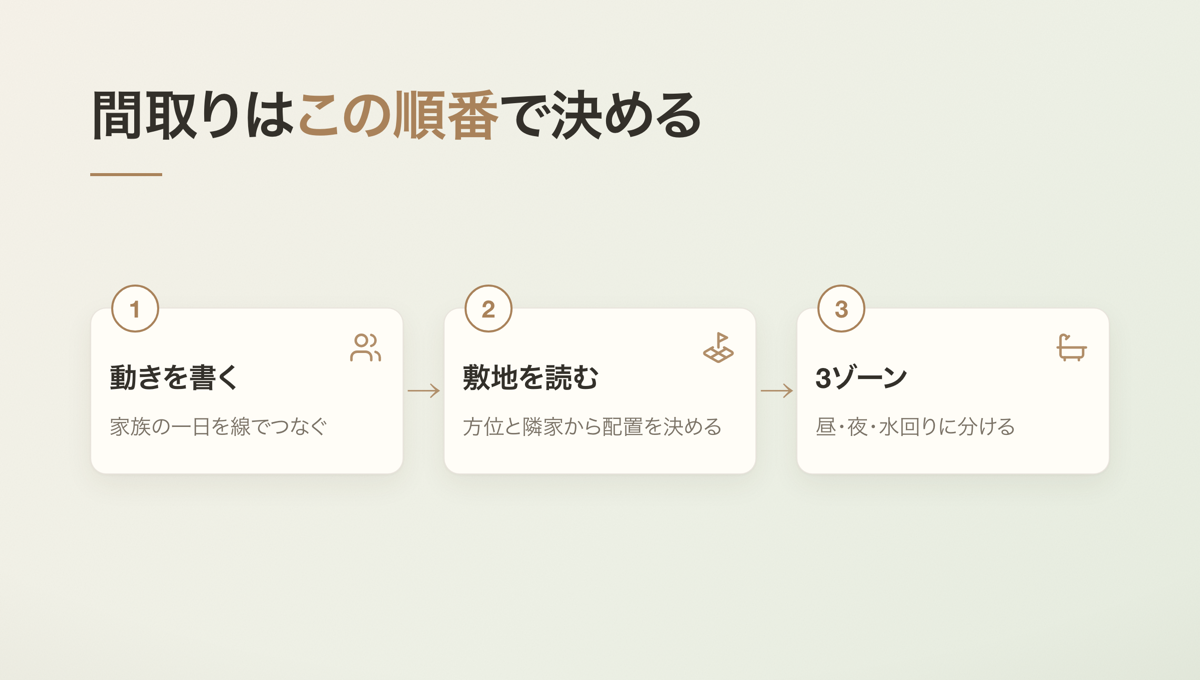 間取りはこの順番で決める